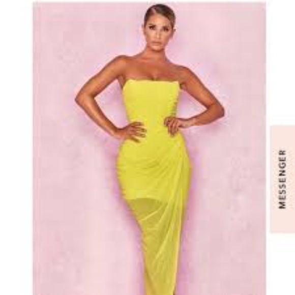 COPY - House of CB Paloma Chiffon Draped Corset Dress - Picture 2 of 3